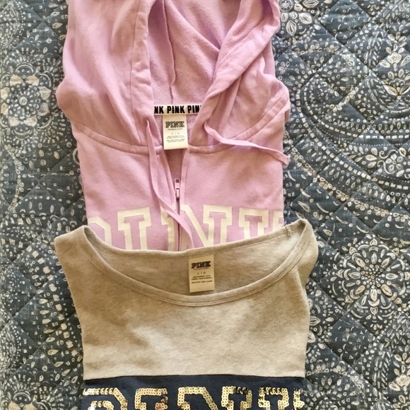 PINK Victoria's Secret Tops - PINK Victoria’s Secret Two Imperfect Tops (L)